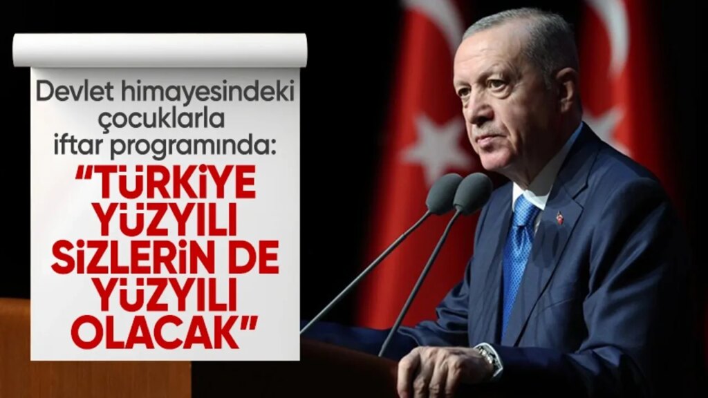 Erdoğan’dan Haliç’te Çocuklara Tarihi Mesaj: Türkiye Yüzyılı Sizinle Yükselecek!