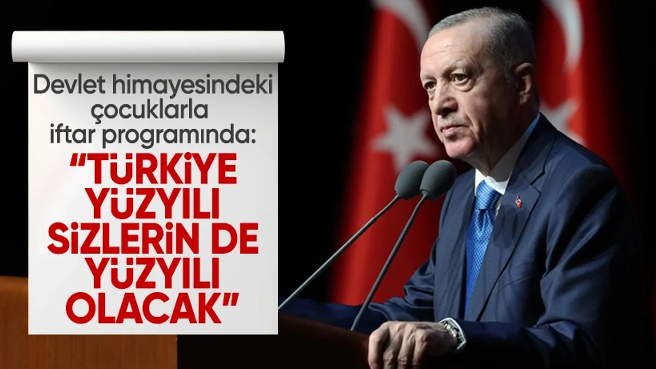 Erdoğan’dan Haliç’te Çocuklara Tarihi Mesaj: Türkiye Yüzyılı Sizinle Yükselecek!