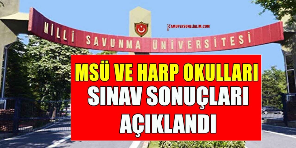 MSÜ 2025 Yılı Sınav Sonuçları Açıklandı