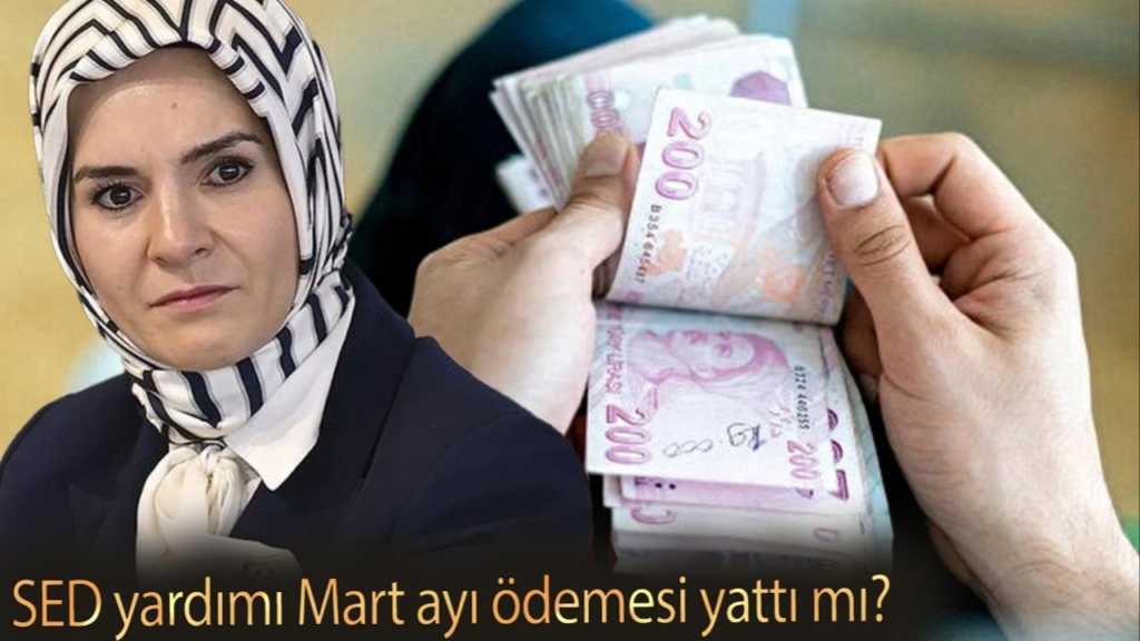 SED yardımı Mart ayı ödemesi yattı mı? 2025