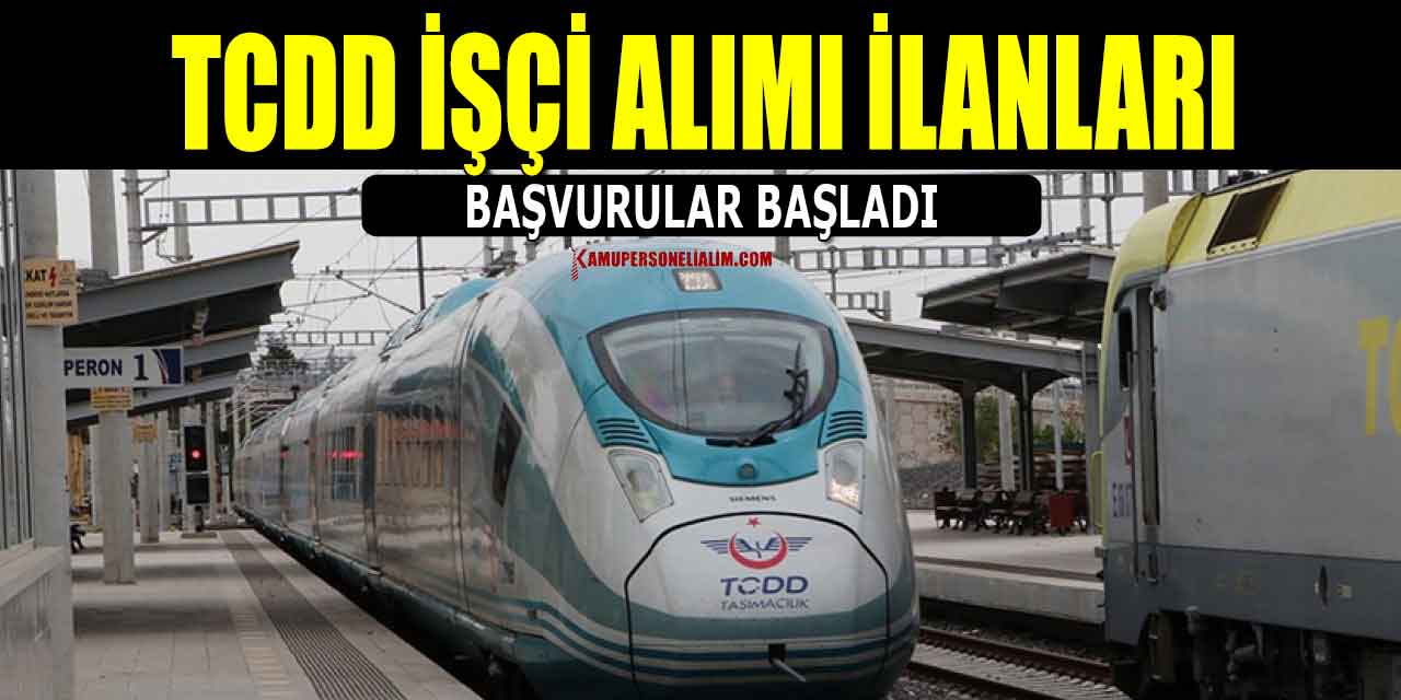 TCDD 57 Kadro (48 Tren Teşkil İşçisi ve 9 Liman Vinç Operatörü Alım)