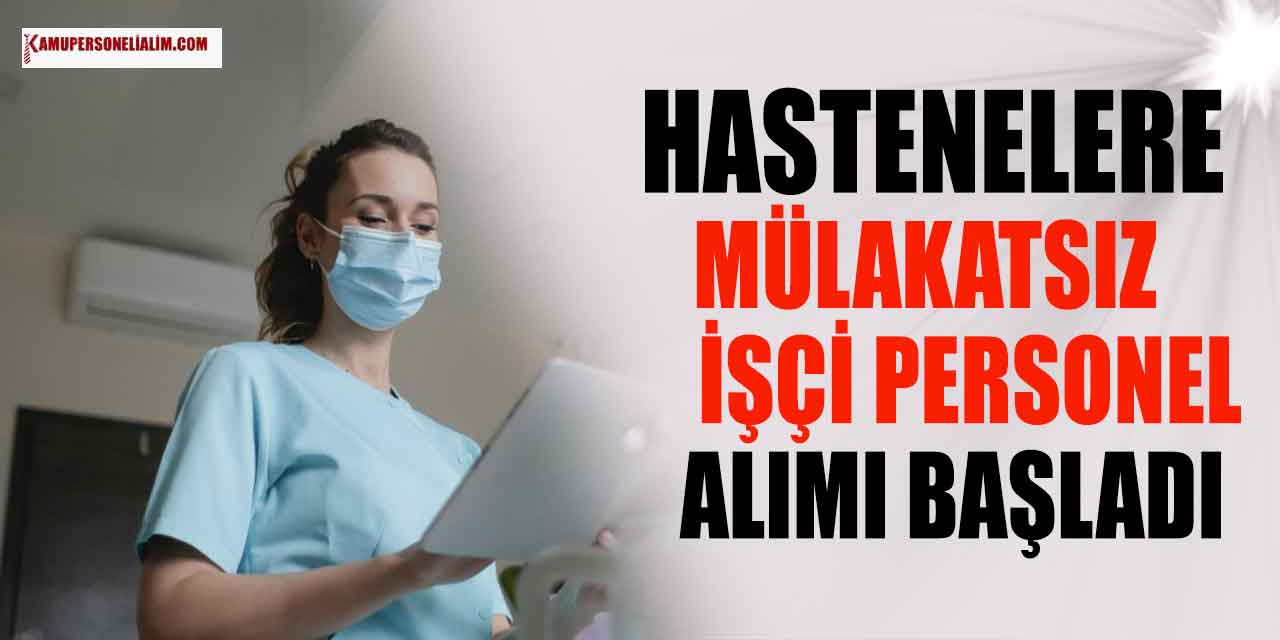Üniversite Ağız ve Diş Hastanesi 29 İşçi ve Kamu Personel Alım İlanları