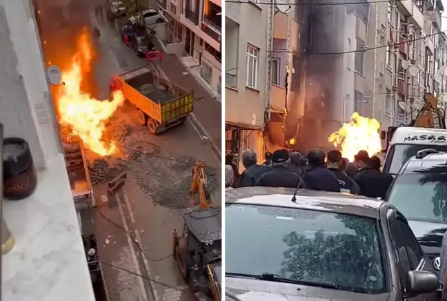 ESENYURT'TA KORKUNÇ ANLAR! DOĞAL GAZ PATLAMASIYLA FACIADAN DÖNÜLDÜ