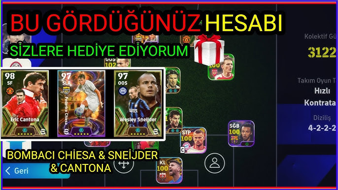 Bedava PES Mobile Hesapları – Ücretsiz eFootball Hesap Şifreleri