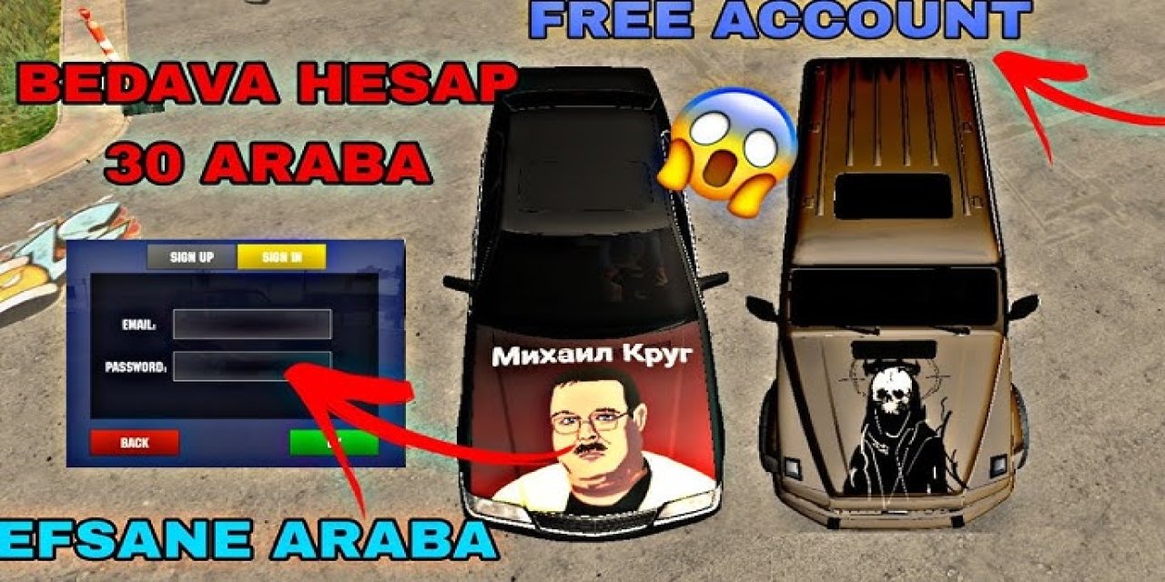 Car Parking Bedava Hesaplar 2026