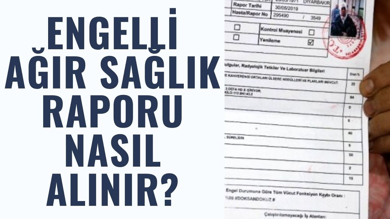 Engelli Raporu Nasıl Alınır? Engelli Raporu Hesaplaması Nasıl Yapılır?