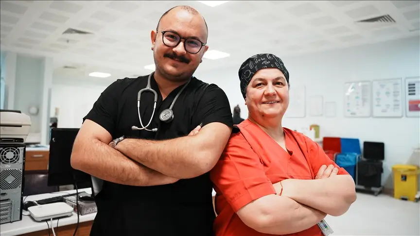 Çanakkale Mehmet Akif Ersoy Devlet Hastanesinde görevli hemşire Gülcan Bulan