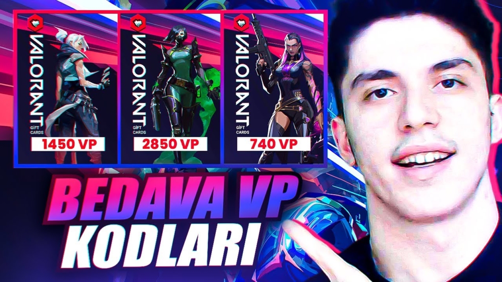Valorant Bedava VP Kodları 2026 - Güncel VP kodu