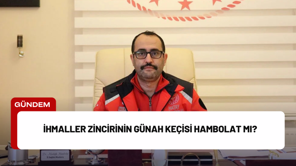 6 Şubat depremlerinde yıkılan Hatay Devlet Hastanesi ek binasına ilişkin