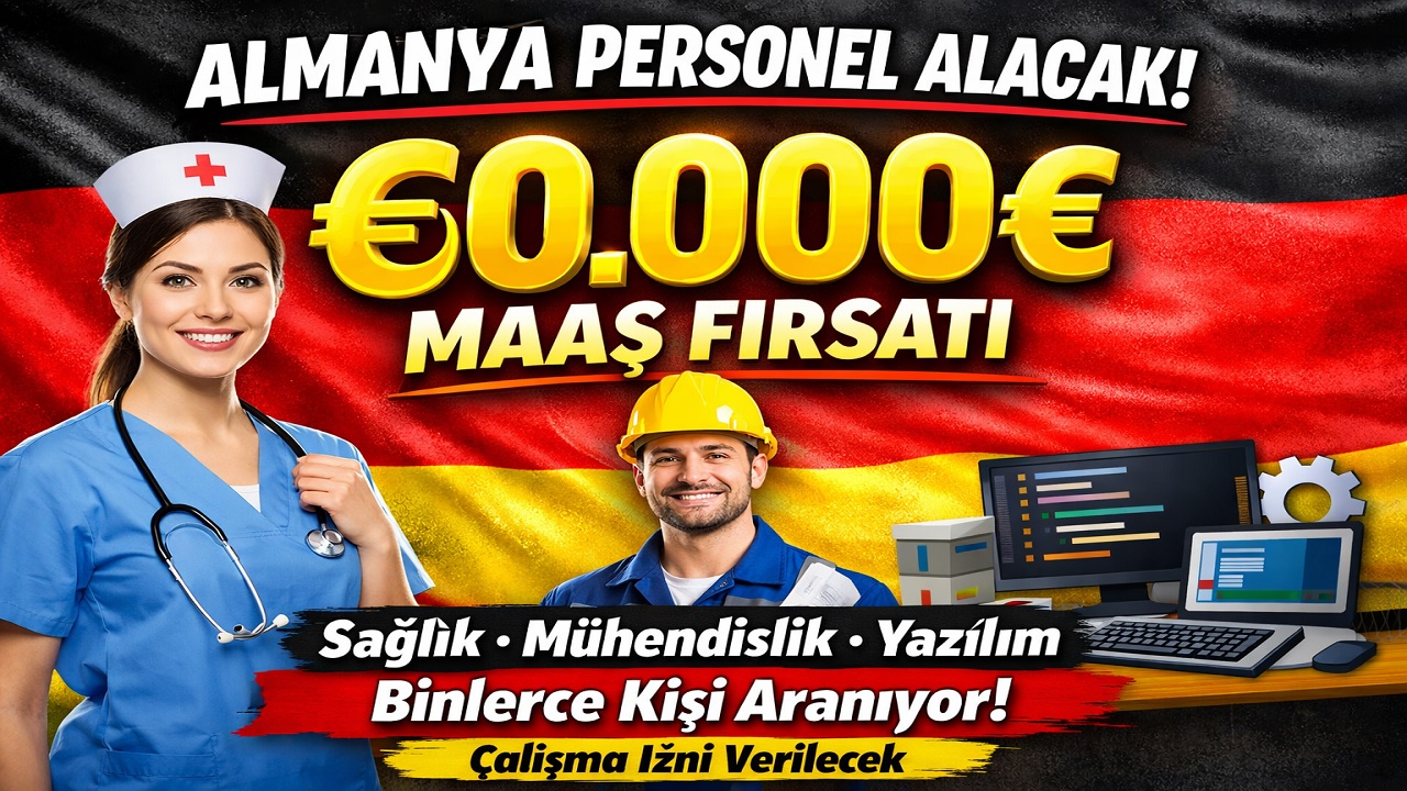 Almanya 50 Bin Personel Alacak: Hemşire, Mühendis ve Yazılımcılara Büyük Fırsat