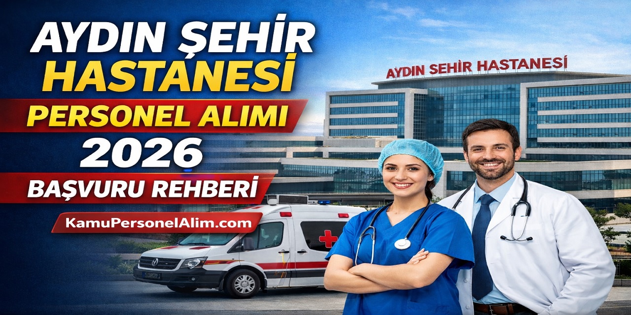 Aydın Şehir Hastanesi Personel Alımı Başvuru Formu 2026