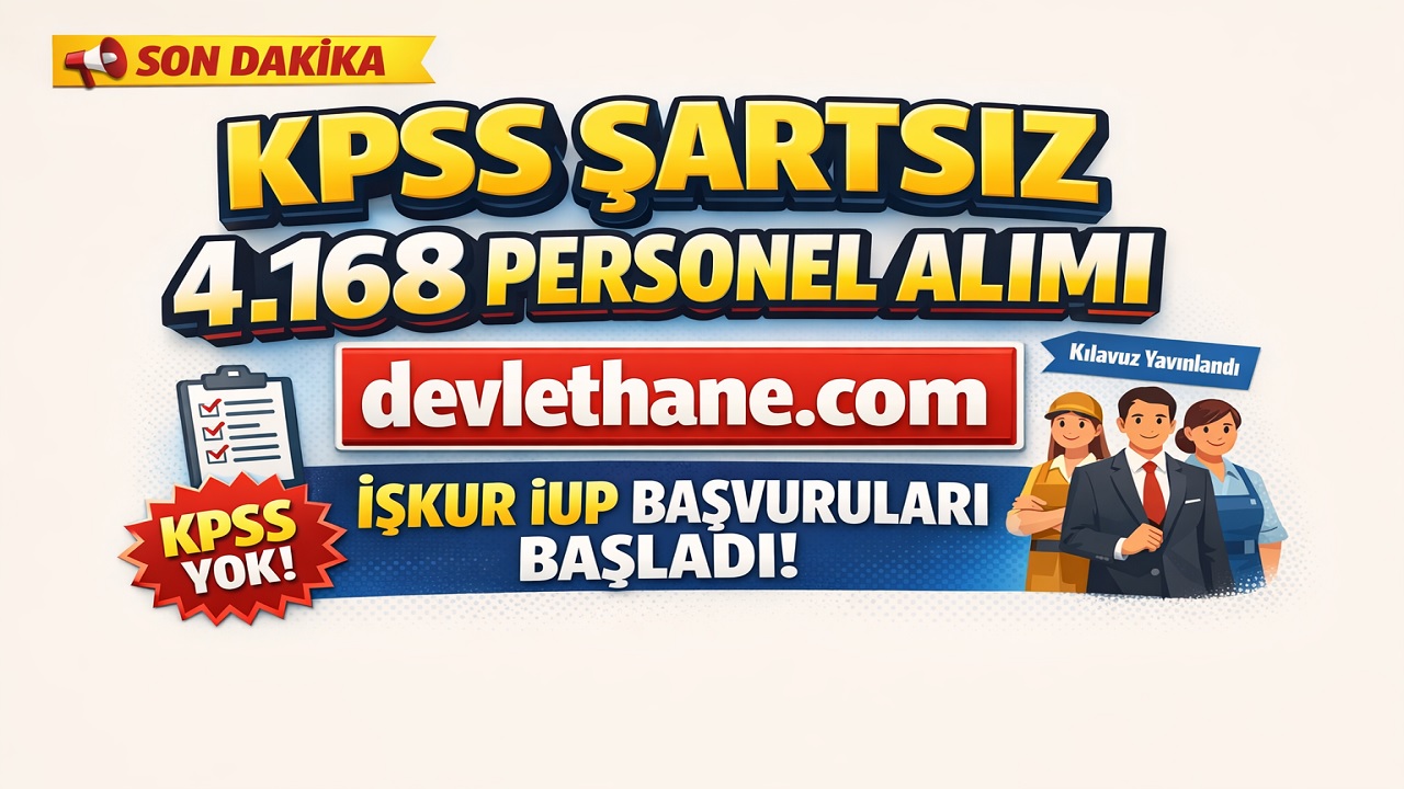 İl Sağlık, EGM, İl Tarım, OGM ve Kaymakamlıklara 4.168 Personel Alımı Başladı (KPSS Şartsız)