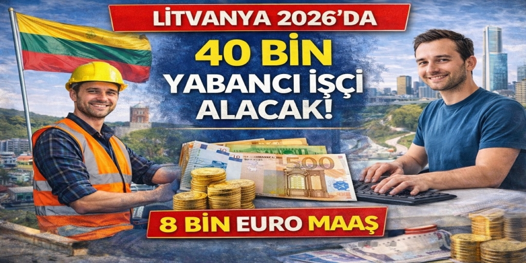 Litvanya 40 Bin Yabancı İşçi Alacak! Bazı Mesleklerde Maaş 8 Bin Euro’ya Kadar Çıkıyor