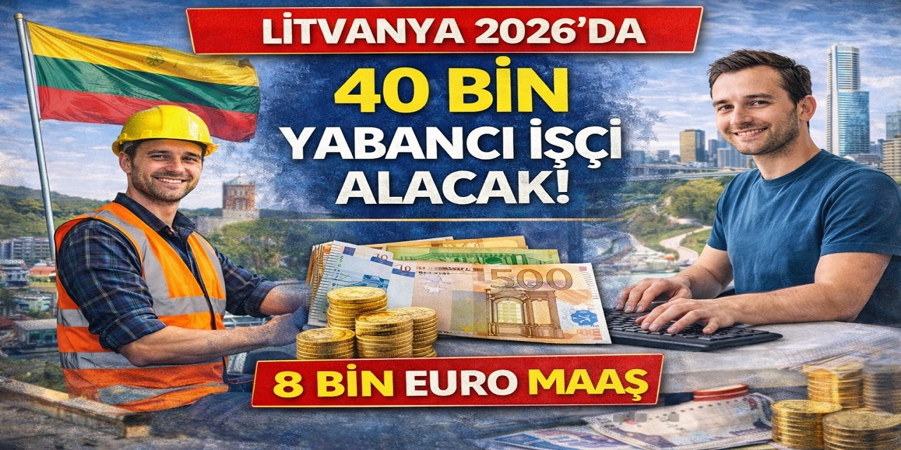 Litvanya 40 Bin Yabancı İşçi Alacak! Bazı Mesleklerde Maaş 8 Bin Euro’ya Kadar Çıkıyor