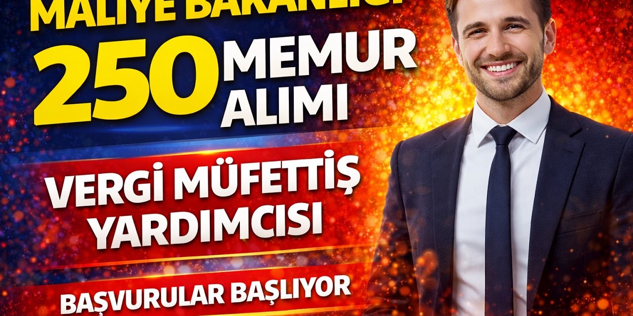 Maliye Bakanlığı 250 Devlet Memuru Alımı Yapacak! Vergi Müfettiş Yardımcılığı Başvuruları Başlıyor