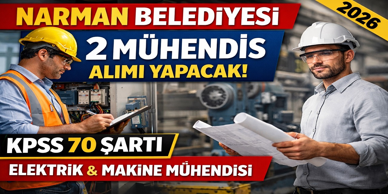 Narman Belediyesi Personel Alımı Yapacak! KPSS 70 Şartı Açıklandı