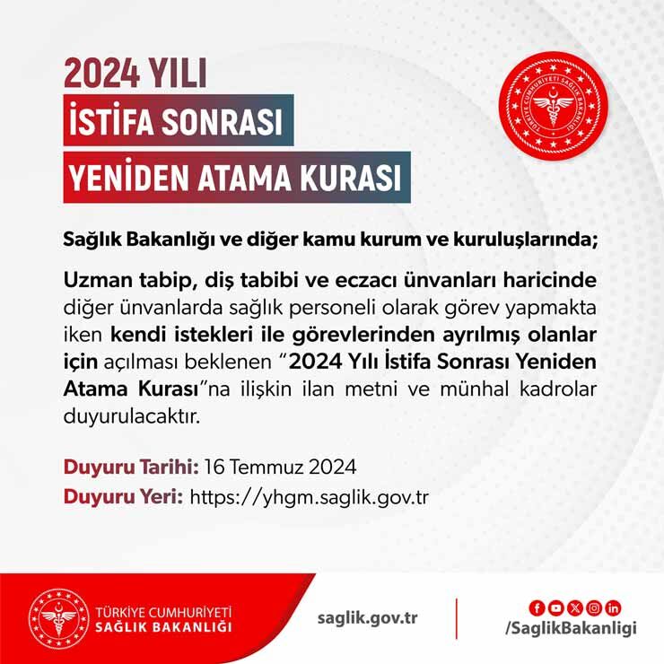 istifa sonrasi yeniden