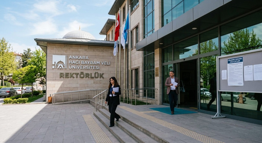 Ankara Hacı Bayram Veli Üniversitesi, bünyesinde görevlendirmek üzere 4/B statüsünde