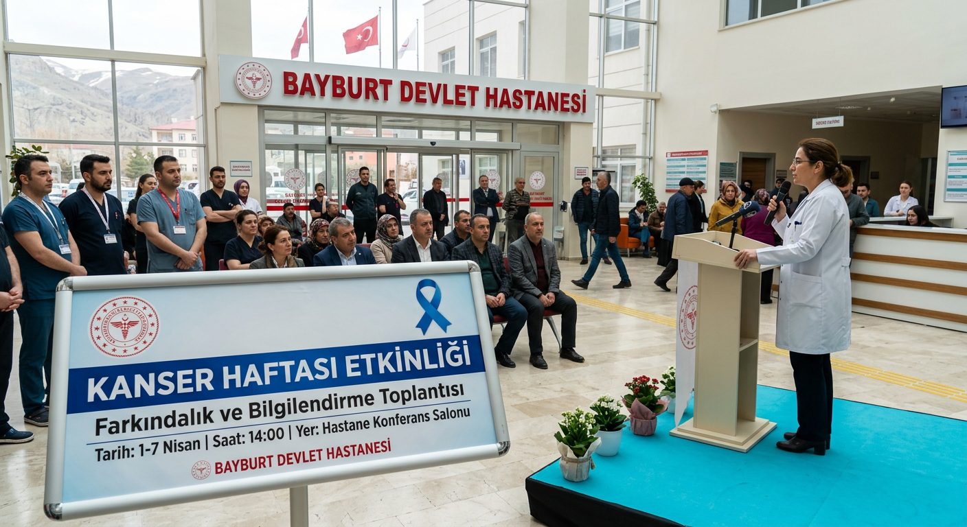 Bayburt Devlet Hastanesi’nde Kanser Haftası Etkinliği: Erken Tanı ve Korunma