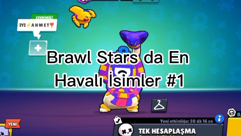 Brawl Stars Şekilli İsimler - En İyi Oyun Nickleri ve Havalı İsim Önerileri