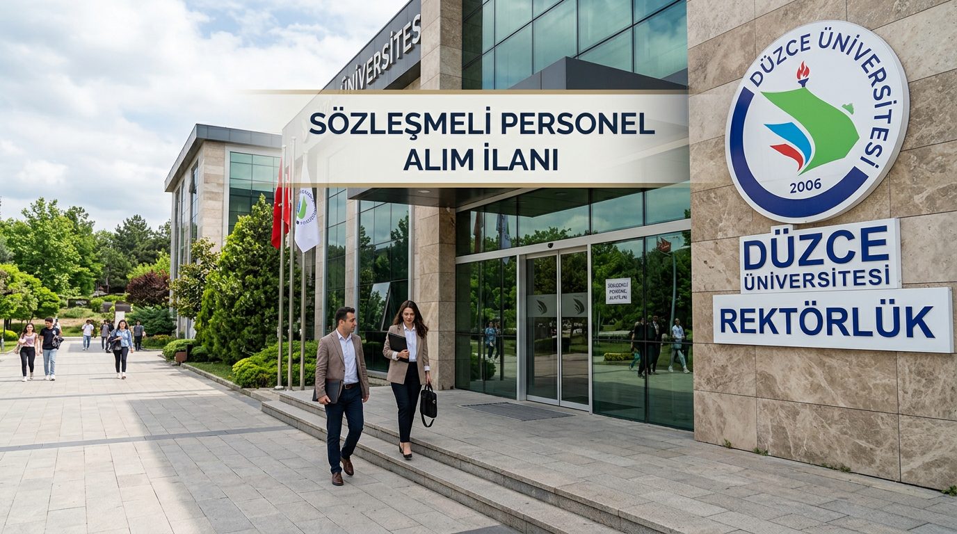 Düzce Üniversitesi, bünyesinde görevlendirmek üzere sözleşmeli personel alımı yapacağını duyurdu.