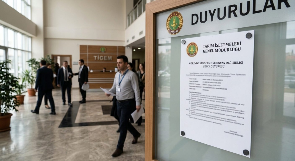Tarım İşletmeleri Genel Müdürlüğü (TİGEM), merkez ve taşra teşkilatında görevli