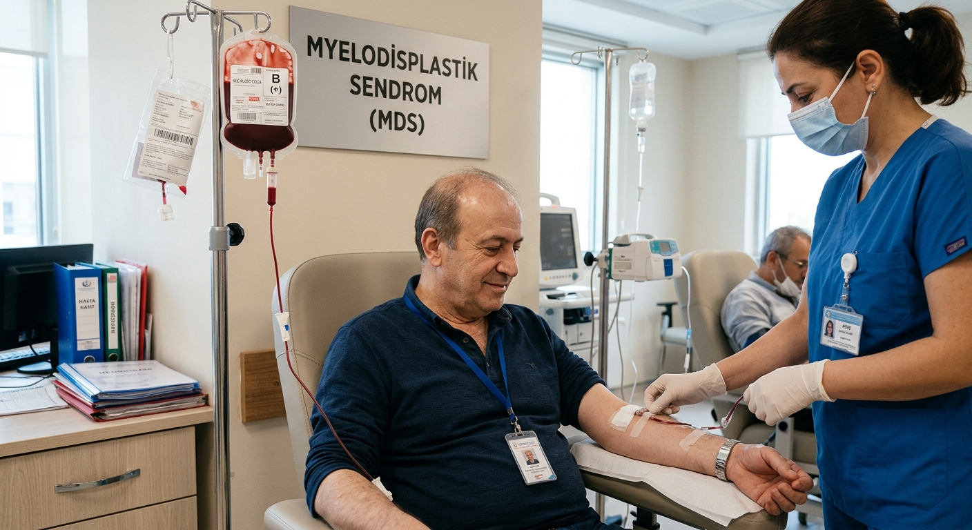 Myelodisplastik Sendromlar (MDS), kemik iliğinin sağlıklı kan hücreleri üretemediği nadir