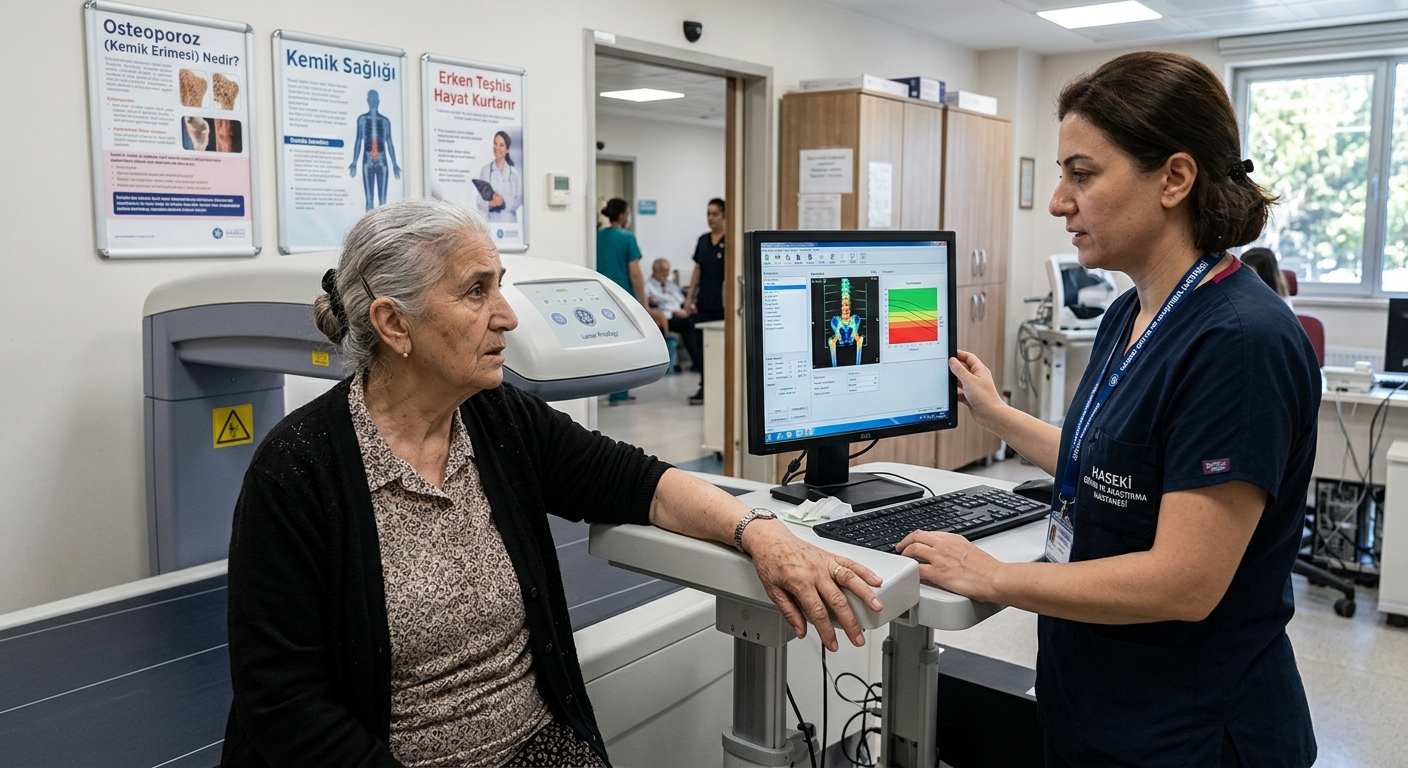 Osteoporoz, halk arasında bilinen adıyla kemik erimesi, kemiklerin zamanla zayıflaması