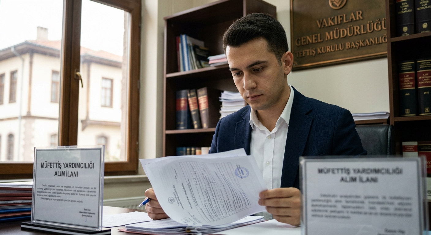 Vakıflar Genel Müdürlüğü, Rehberlik ve Teftiş Başkanlığı bünyesinde görevlendirilmek üzere